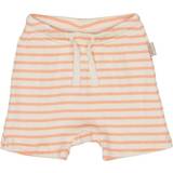 Shorts Bukser Petit Piao Shorts Striped Peach Naught/Eggnog