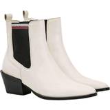 Hvid Støvler Tommy Hilfiger Leather Cleat Chelsea Boots EU39