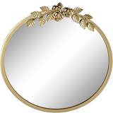 Guld - Metal Spejle Dkd Home Decor Gylden Metal Cvetlice (60 x 4 x 66 cm) Vægspejl