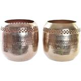 Guld Vaser Dkd Home Decor Kobber Gylden Aluminium Araber (24 x 24 x 22 cm) (2 enheder) Vase