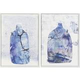 Blå Billeder Dkd Home Decor (52,2 x 4,5 x 73 cm) (2 enheder) Billede