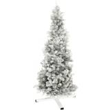 Sølv Dekorationer Europalms Fir tree FUTURA, silver metallic, 180cm Juletræ