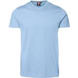 S - V-udskæring T-shirts & Toppe ID T-Time V-Neck T-shirt - Light Blue