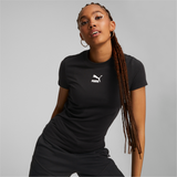 Puma Elastan/Lycra/Spandex Overdele Puma Sportstyle Classic V T Shirt Womens