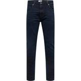 Selected Slim Jeans Selected Homme Slhslimleon 24601 B.Black ST JNS W Mand Jeans "33/"34" Ensfarvet hos Magasin Denim
