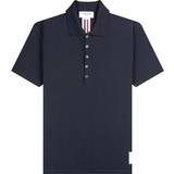 Thom Browne Men's Classic Pique Tricolour Stripe Polo Shirt 5/XXL