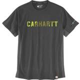 Carhartt Rød Overdele Carhartt t-shirt Block Logo koksgrå 105203CRH-XXL