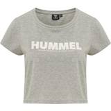 Hummel Pink T-shirts & Toppe Hummel Legacy Cropped Short Sleeve T-shirt