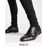 River Island Derby River Island wide fit lace up brogues in