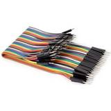Lim Whadda WPA427 Jumper cable [40x Wire jumper 40x Wire jumper] 15.00 cm Multi-coloured