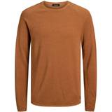 Jack & Jones Orange Sweatere Jack & Jones Tekstureret Striktrøje Mænd
