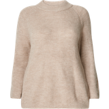 54 - Dame - Grøn Sweatere Only Curvy Langærmet Striktrøje Kvinder