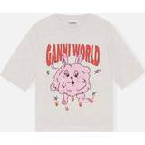Tøj Ganni Bunny T-shirt Melange/Nature