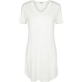 Dame - Hvid Nattøj Lady Avenue Silk Jersey Nightgown