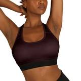 Stay in place Sports-BH'er - Træningstøj Stay in place Padded Crossback Bra Plum