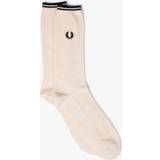 Fred Perry Bomuld Undertøj Fred Perry Tipped Socks Colour: H44 Ecru/Black, 9-11