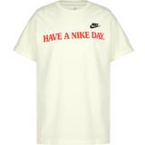 Nike Dame - Gul Overdele Nike Sportswear-T-shirt til større børn (piger)