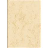 Beige Kontorpapir Sigel Design Paper DP372 Beige A4 (210 x 297 mm) 90 g/m² 100 ark marmoreret papir