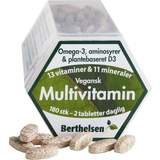 E-vitaminer Aminosyrer Berthelsen Multivitamin Vegan 180Pcs 180 stk