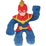 Plastlegetøj - Superhelt Gummifigurer Heroes of Goo Jit Zu Captain Marvel Figure