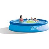 Intex Udendørs legetøj Intex Easy Set Pool, 7.290L, 396x84 cm, inkl. filterpumpe