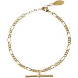 Orelia Armbånd Orelia T-Bar Chunky Fiagaro Bracelet - Gold