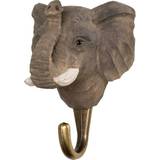 Møbler Wildlife Garden Hand-Carved Elephant Tøjkrog 7.4cm