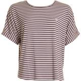 Missya Lilla Overdele Missya Softness Stripe SS T-shirt Plum