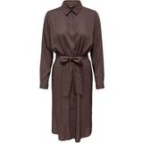 Only Long Belted Shirt Dress