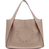 Stella McCartney Beige Håndtasker Stella McCartney Logo Tote Bag - Moss