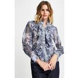 River Island Brun Overdele River Island Ruffle Front Blouse