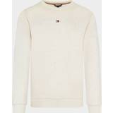 Tommy Hilfiger Brun Sweatere Tommy Hilfiger Icons Logo Relaxed Fit Track Sweatshirt HEATHERED OAT
