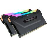 Belysning - DDR4 - Sort RAM Corsair Vengeance RGB Pro Black DDR4 3200MHz 2x8GB (CMW16GX4M2C3200C16)