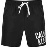Genanvendt materiale - XXL Badebukser Calvin Klein Drawstring Swim Shorts - Pvh Black