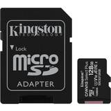 Hukommelseskort & USB Stik Kingston Canvas Select Plus microSDXC Class 10 UHS-I U1 V10 A1 100MB/s 128GB +Adapter