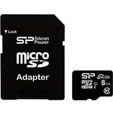 8 GB Hukommelseskort & USB Stik Silicon Power Elite MicroSDHC UHS-I 8GB