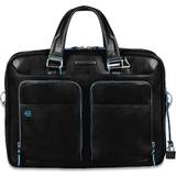 Piquadro Blå Håndtasker Piquadro Portfolio Laptop Briefcase black Multi