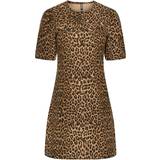 Pieces Leopard Kjoler Pieces Nursel Denim Dress