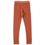 Drenge - Leggings - Stribede Bukser Joha Wool Leggings - Orange/Red Striped (25125-246-7091)