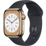 Apple watch 8 Wearables Apple Watch Series 8 Cellular 41mm Stainless Steel Case with Sport Band