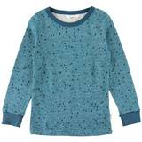 Polyamid Striktrøjer Børnetøj Joha Wool/Bamboo Sweater - Blue (16415-70-3380)