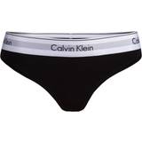 Elastan/Lycra/Spandex Trusser Calvin Klein Modern Cotton Thong - Black