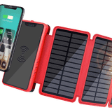 Batterier & Opladere Solar Charger & Wireless Powerbank 20000mAh
