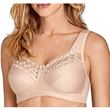 Miss Mary Beige Tøj Miss Mary Broderie Anglais Non-Wired Bra - Beige