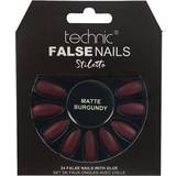 Technic Kunstige negle & Neglepynt Technic Stiletto Nails Bordeaux 24-pack