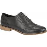 TPR Oxford Cipriata Womens/Ladies Brogue Oxford Lace Up Leather Shoes (8 UK) (Black)