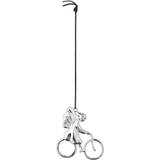 Zink Brugskunst Rosendahl Angel Girl on Bicycle Juletræspynt 7cm