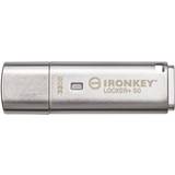 32 GB - USB 3.2 (Gen 1) USB Stik Kingston IronKey Locker+ 50 XTS-AES USB Encrypted 32GB