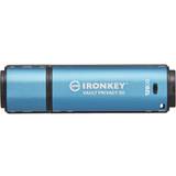 128 GB - USB 3.0/3.1 (Gen 1) USB Stik Kingston IronKey Vault Privacy 50 Encrypted USB 128GB