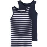12-18M - Piger Toppe Name It Tank Top 2-pack - Dark Sapphire (13208843)